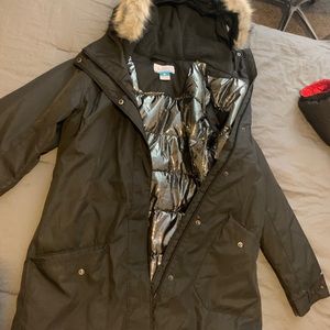 Columbia Insulated down & long coat